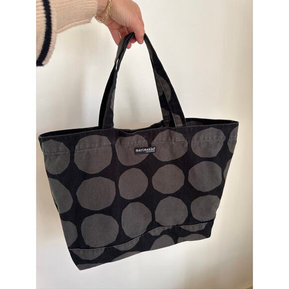 Marimekko Stone Printed Cotton Tote Bag - OS - Picture 1 of 7